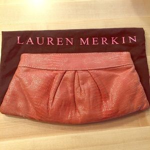 Original Lauren Merkin 'Eve' Clutch in Pink