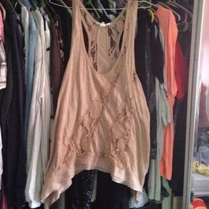 Lace tank top