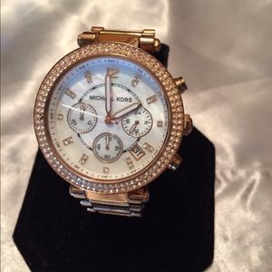 Rose gold plated Michael Kors watch