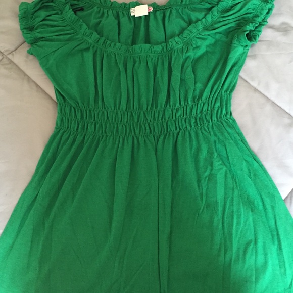 Green Baby Doll Shirt