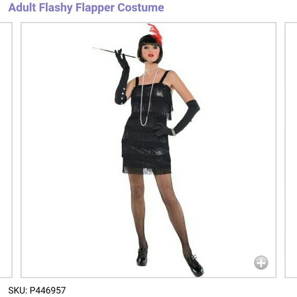 Adult flashy flapper costume