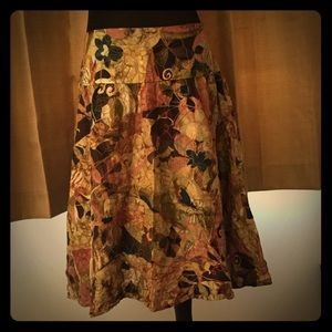 Printed Chicos skirt