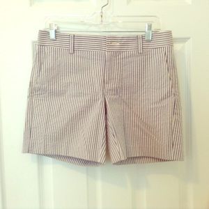 Banana Republic seersucker shorts