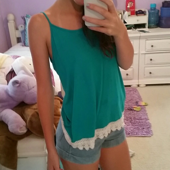 Teal tank