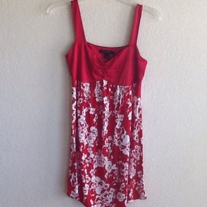 Pretty red floral top