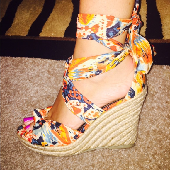 Impo Shoes - Aztec wedges size 8.5