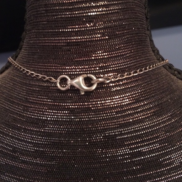 Sterling silver heart necklace - Picture 3 of 3