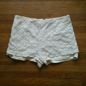 Adorable Crochet High Waisted Shorts