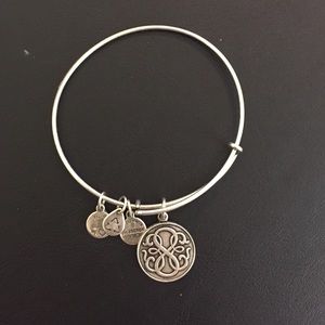 Alex and Ani path of life silver bangle