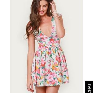 Lulu's flared floral dress