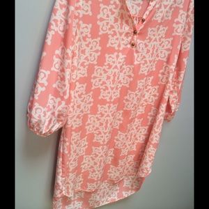 Light Pink/ white patterned dress