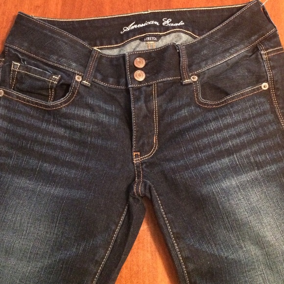 🚫SOLD🚫 American Eagle Artist Cropped Jeans Sz 6 - Picture 2 of 4