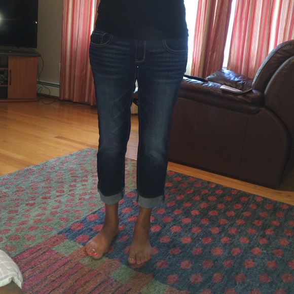 🚫SOLD🚫 American Eagle Artist Cropped Jeans Sz 6 - Picture 4 of 4