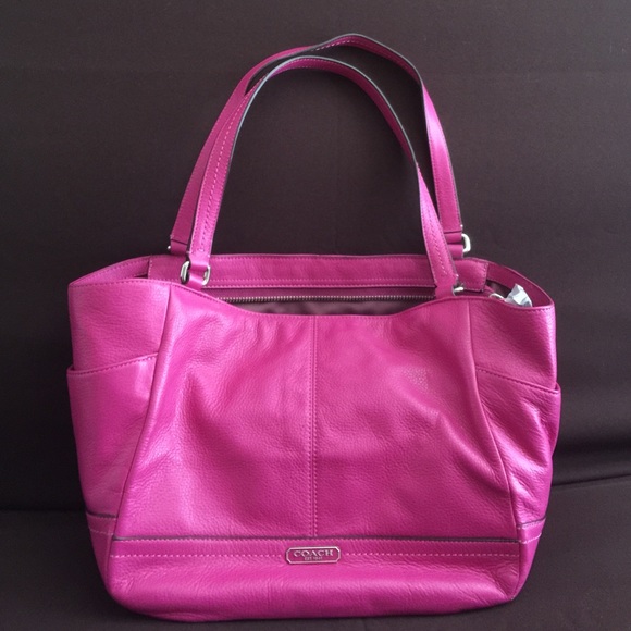 Coach Handbags - Coach Park Leather Carrie Tote-Authentic