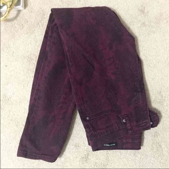 Urban outfitters patterned jeans