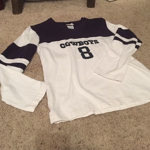 Cowboys for her shirt