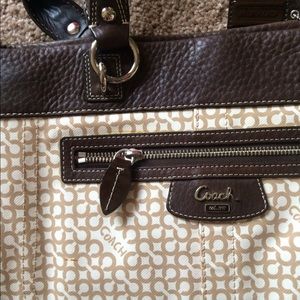 Brown COACH handbag