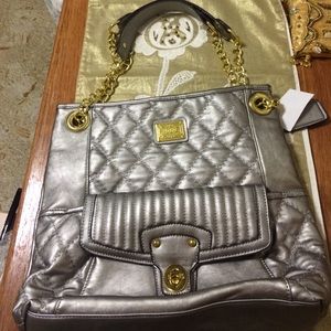 Cute silver and gold handbag