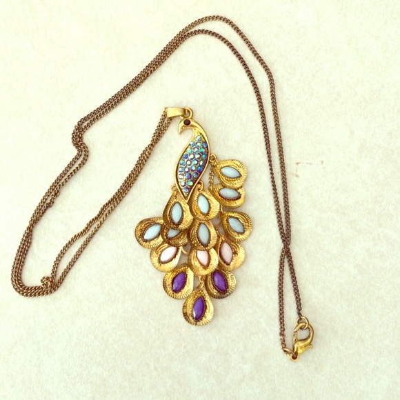 💜💙Peacock💜💙 necklace