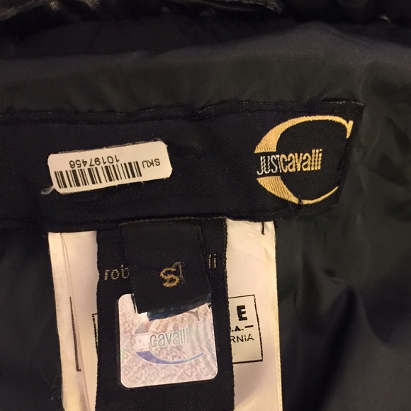 ❌SOLD❌Just Cavalli Hunter Green Puffer Jacket - Picture 4 of 4