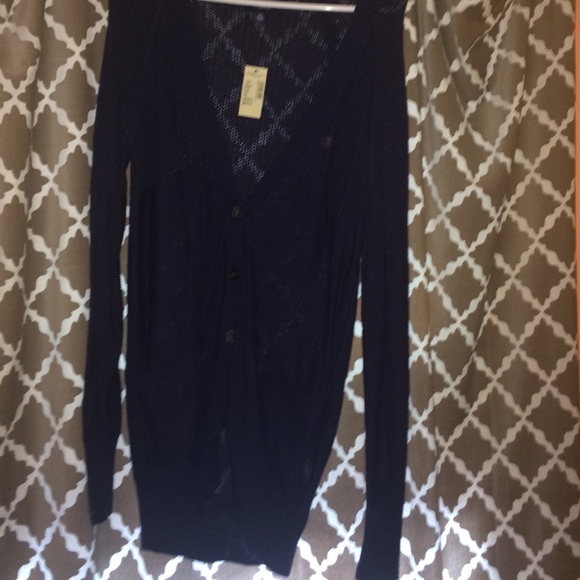 American Eagle Navy Cardigan