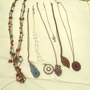 Boho necklaces bundle