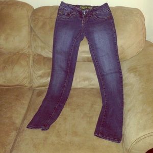 Hydraulic skinny jeans