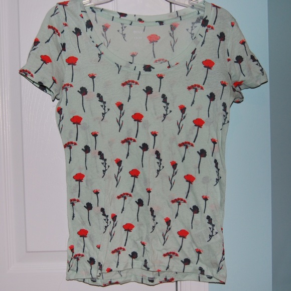 BDG Printed Scoop Neck Tee (Urban Outfitters) - Picture 1 of 4