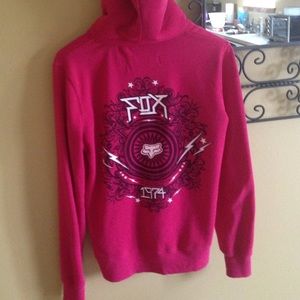 FOX zip-up sweater