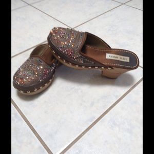 Steve Madden Beaded Clogs