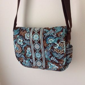 Java Blue messenger bag