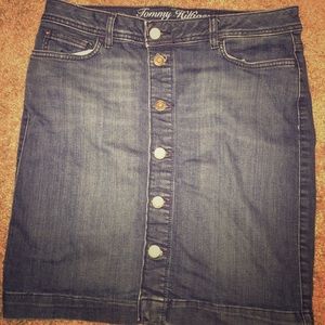 Tommy Hilfiger - Jean Skirt w/ Front Buttons