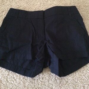 JCrew navy chino shorts