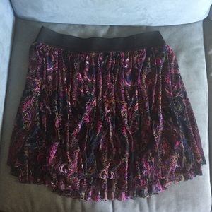 Express print skirt