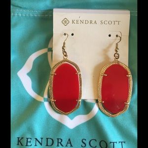 Kendra Scott Danielle Earrings Red