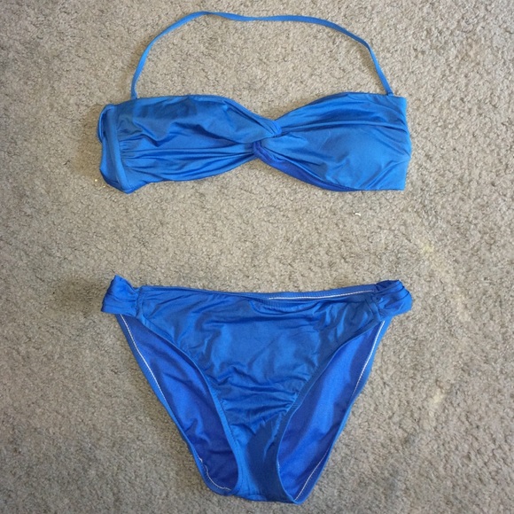 Royal blue bathing suit