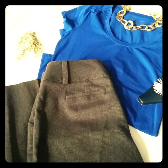Ann Taylor BROWN Career-appropriate slacks/pants - Picture 1 of 2
