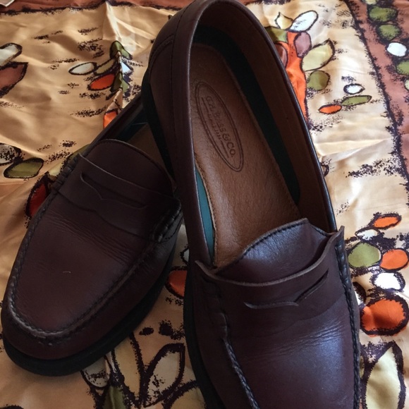 Burgundy Bass Loafers