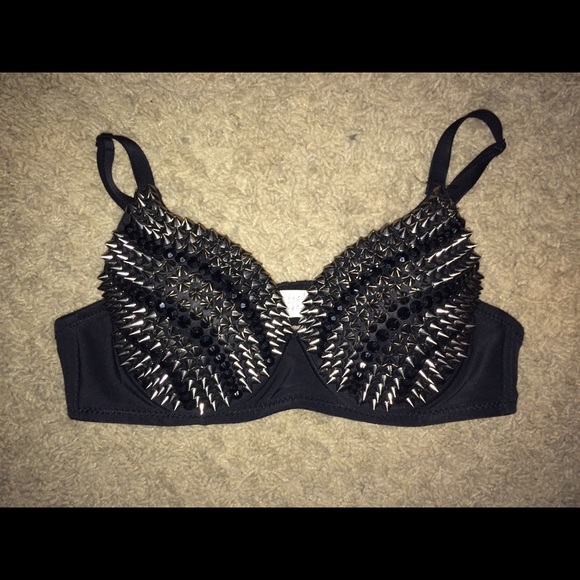 Spiked bra