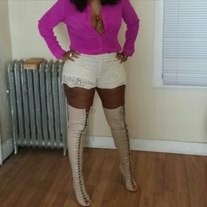 Crochet Shorts / Worn once