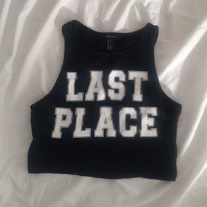 Last Place crop top // F21