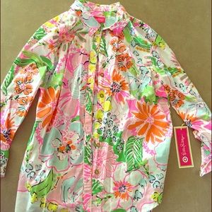Lily Pulitzer for Target Nosey Posie button down