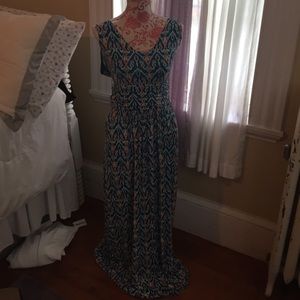 Anthropologie maxi dress