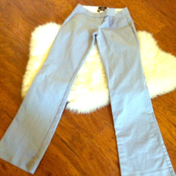 Pale Blue Victoria's Secret - Kate Fit Slacks