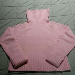 J. Crew Pink Lambswool Sweater