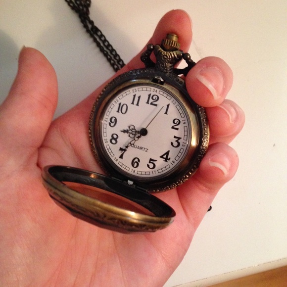 Forever 21 Pocket Watch Necklace - Picture 3 of 4