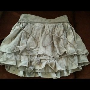 ABROCROMIE FITCH SHORT BEACH SKIRT JUNIOR RUFFLED