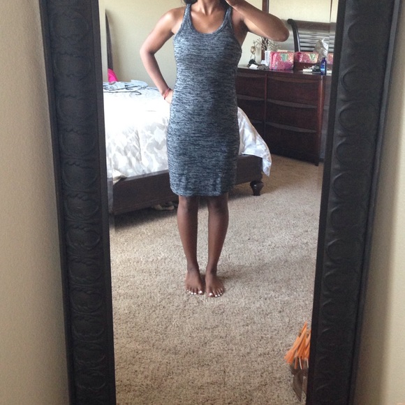 Forever 21 Marled black bodycon midi