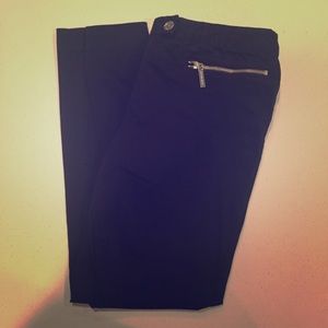 Michael Kors Black Cropped Slacks
