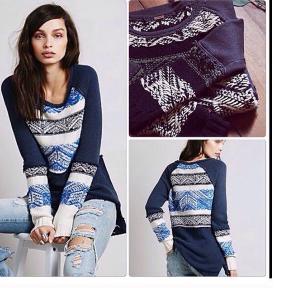 FP Sweaters - ️SOLD in bundle Free People Vintage wash Pullover